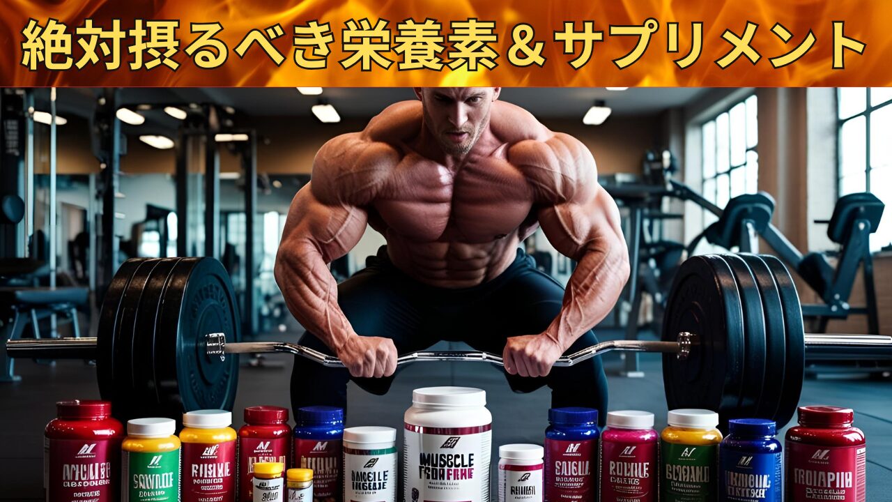 筋トレするなら絶対おさえるべき栄養素＆サプリメント